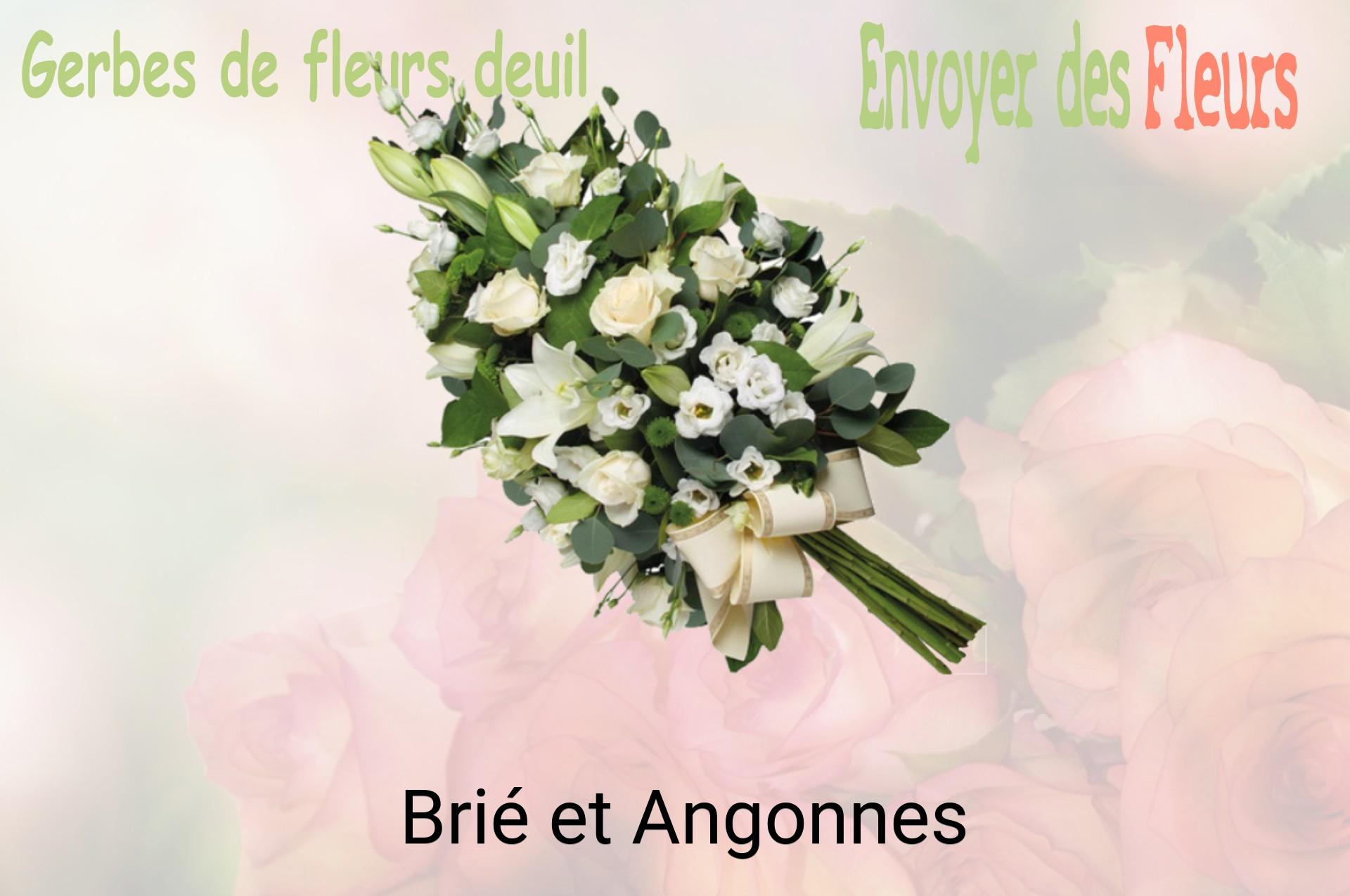 Gerbe de fleurs de deuil livrée à Brié-et-Angonnes